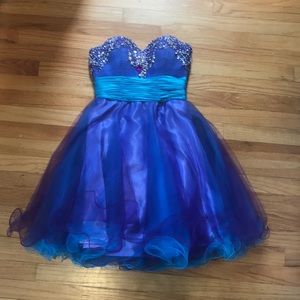 Purple & Teal Dress